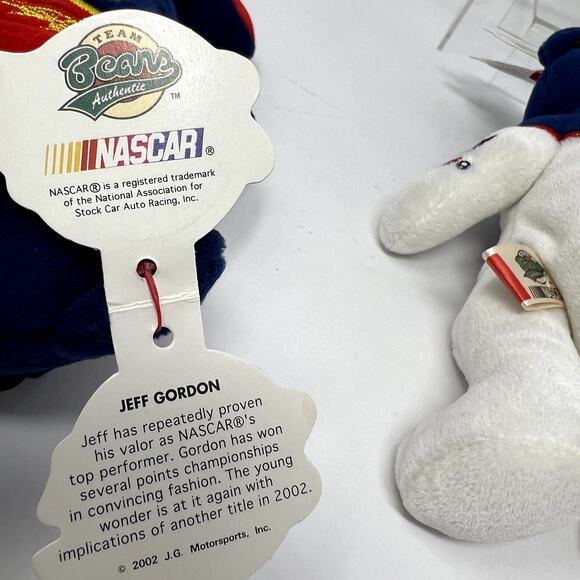 Lot of 2 Bears Nascar Bear JEFF GORDON 24 & Rusty Wallace 2, Plush Toy Kids - Picture 7 of 13